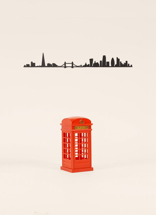 London 2 Skyline of London : steel wall decoration.